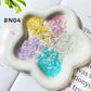 [N01] Sparkly 3D Butterfly / DIY / Nail Art / Decorative Parts / Cute Parts / 2 Colors 