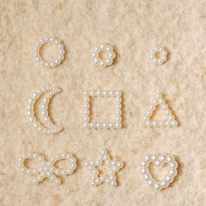 【N13】Mix星月パール/カコイイ/めちゃくちゃ可愛い/DIY/ネイル用/スマホケース/デコパーツ