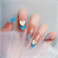[N17] Shopping / Limited Edition / Shell Heart / Metallic / 2 Colors / Nail Parts / Deco Parts / DIY Accessories 