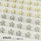 [N20] High Quality / Zircon / Pearl Star / Metallic / Two Colors / Sparkling / Nail Parts / Deco Parts 
