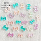[NY03] CC Ribbon / Luminous Parts / Colorful / Super Cute / Transparent / Smartphone Case DIY / Nail Art / Decorative Parts / Cute Parts / Multicolor 