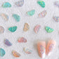 [NY07] Butterfly Wings/Luminous Parts/Wings/Multicolored/Aurora/Deco Parts/Nail Parts/DIY Accessories 